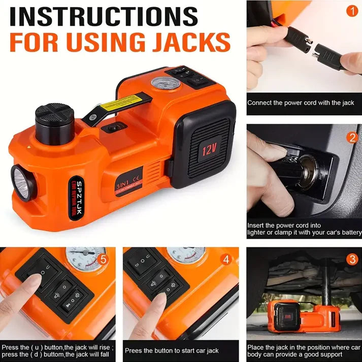 🚗Electric Car Jack Kit