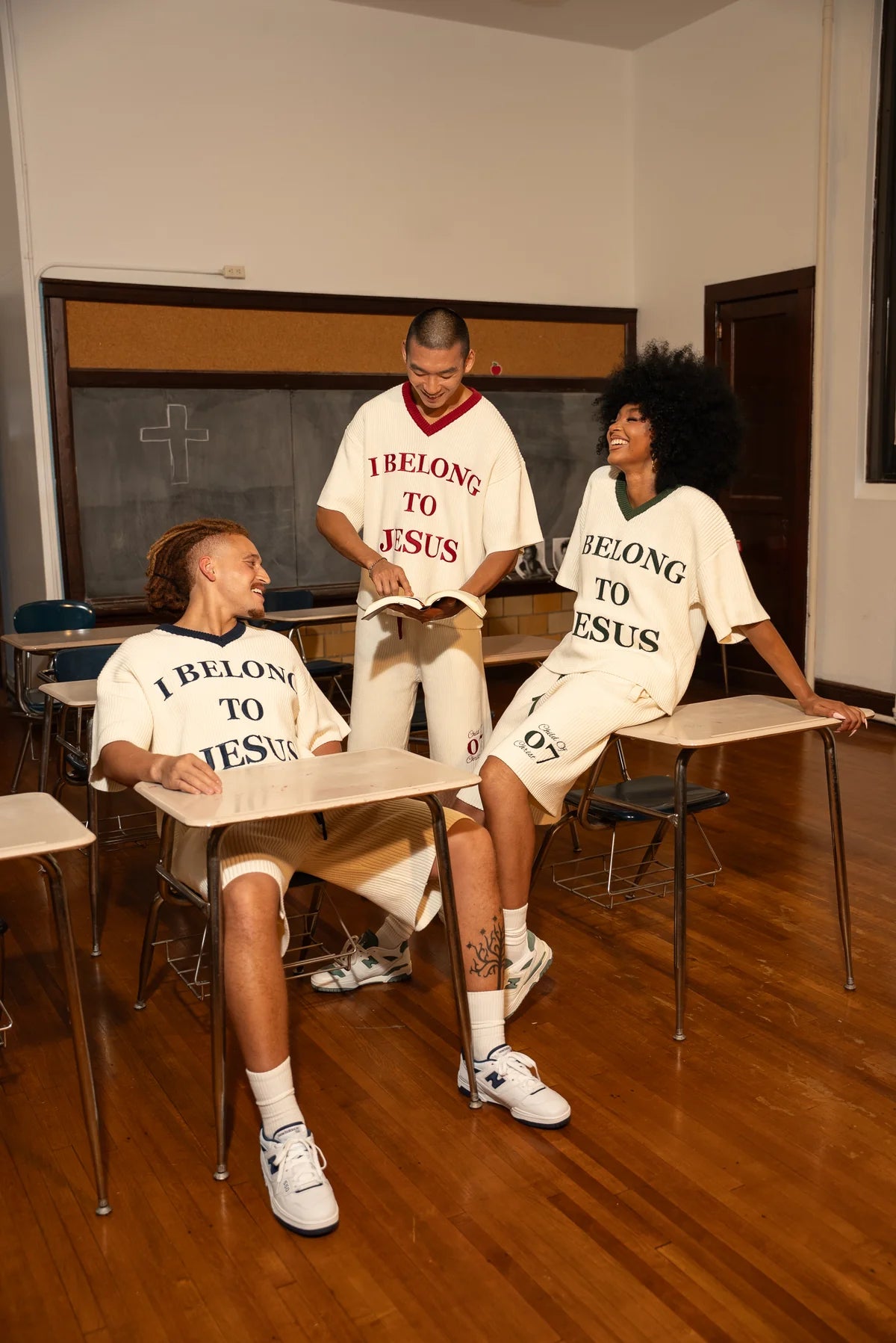 'I BELONG TO JESUS' KNITTED SUIT