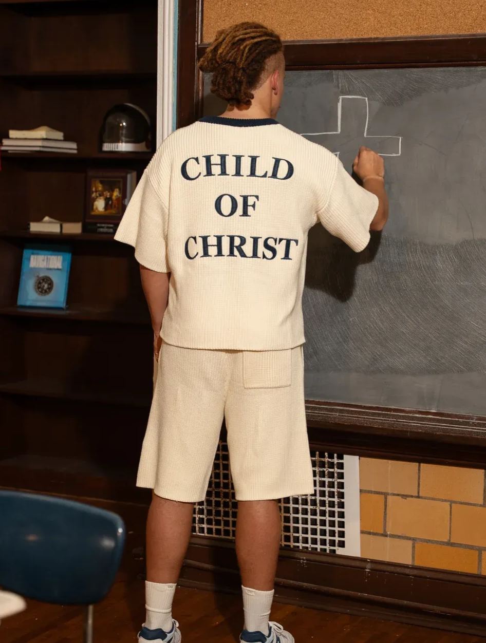 'I BELONG TO JESUS' KNITTED SUIT
