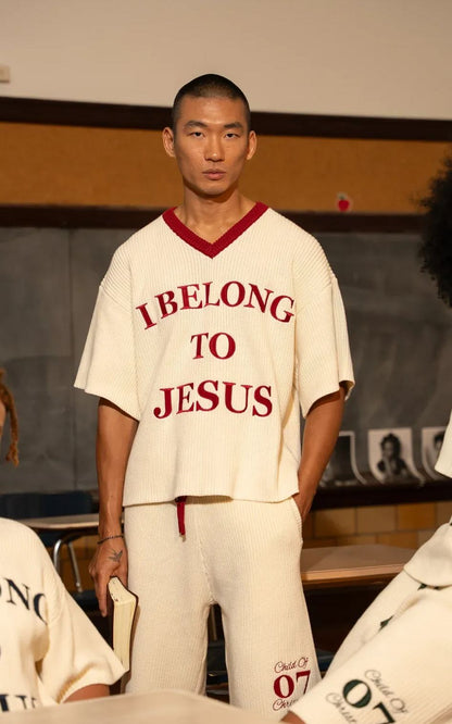 'I BELONG TO JESUS' KNITTED SUIT